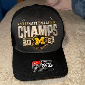 Nike Michigan Wolverines 2023 National Champions Hat